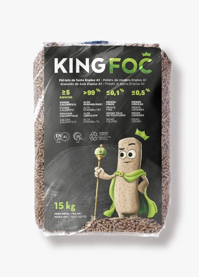 Palet de 77 sacos de pellet KINGFOC