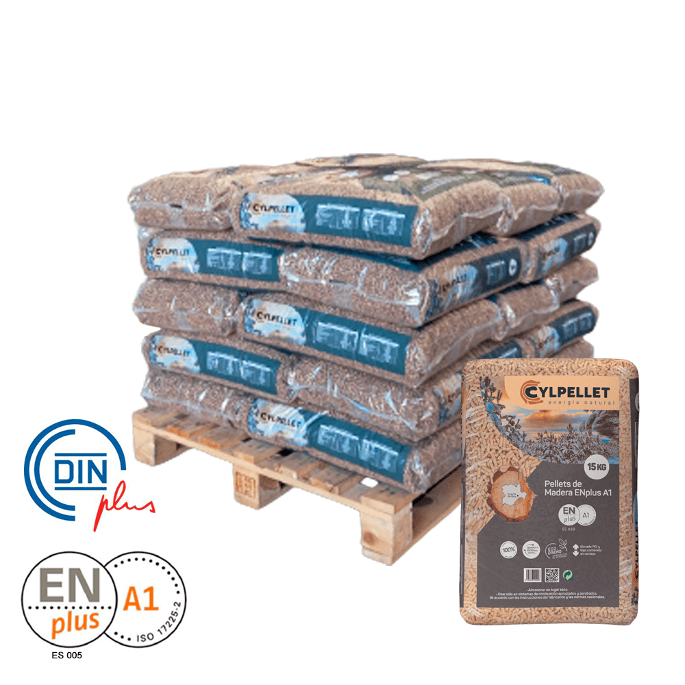 cyl pellet palet de 25 sacos